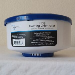 3/$25 SALE New Mainstays 7" Floating Chlorinator for Pool or Spa Hot Tub